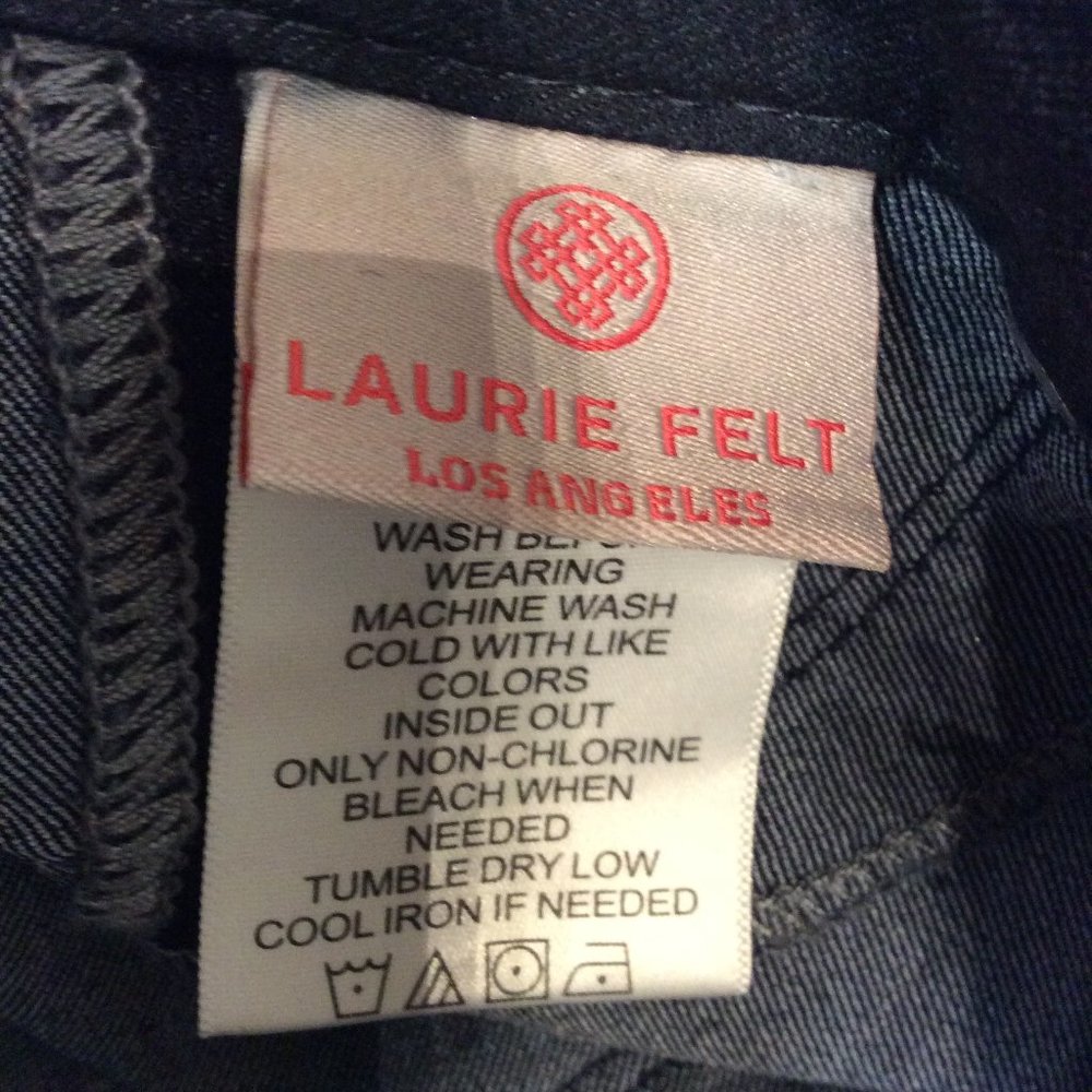 Small Tall Jeans By Laurie Felt 28 Baby Bell Jeans NWT Indigo Color - Picture 3 of 10